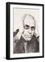 Michel Foucault, 1994-Dinah Roe Kendall-Framed Giclee Print