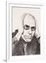 Michel Foucault, 1994-Dinah Roe Kendall-Framed Giclee Print