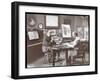 Michel Jacobs and Benson Playing Dominoes, 1907-Byron Company-Framed Giclee Print