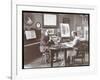 Michel Jacobs and Benson Playing Dominoes, 1907-Byron Company-Framed Giclee Print