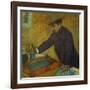 Michel Manzi (1849-1915), Art-Editor, a Friend of the Painter-Edgar Degas-Framed Giclee Print