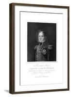 Michel Ney, French Soldier of the Napoleonic Wars, 1817-null-Framed Giclee Print