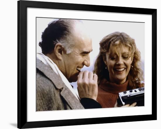 Michel Piccoli and Susan Sarandon ATLANTIC CITY, 1980 directed by LOUIS MALLE (photo)-null-Framed Photo