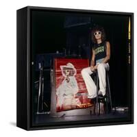 Michel Polnareff at the Olympia, Paris, 27 March 1973-Marcel Begoin-Framed Stretched Canvas