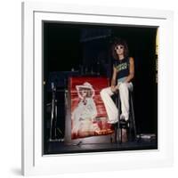 Michel Polnareff at the Olympia, Paris, 27 March 1973-Marcel Begoin-Framed Photographic Print