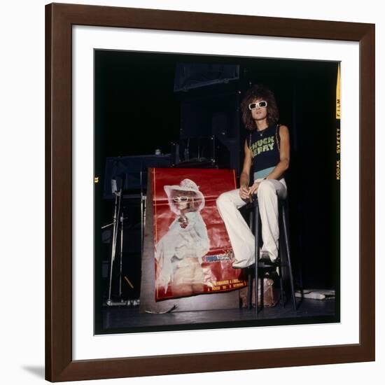 Michel Polnareff at the Olympia, Paris, 27 March 1973-Marcel Begoin-Framed Photographic Print