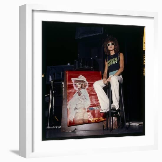 Michel Polnareff at the Olympia, Paris, 27 March 1973-Marcel Begoin-Framed Photographic Print