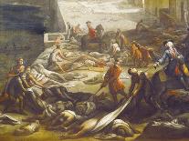 Plague in Marseilles, 1721-Michel Serre-Stretched Canvas