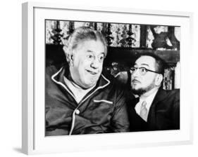 Michel Simon and Pierre Brasseur: Le Bateau D'Emile, 1962-Marcel Dole-Framed Photographic Print