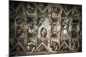 Michelangelo (1475-1564). Sistine Chapel (1508-1512). Ceiling-null-Mounted Giclee Print