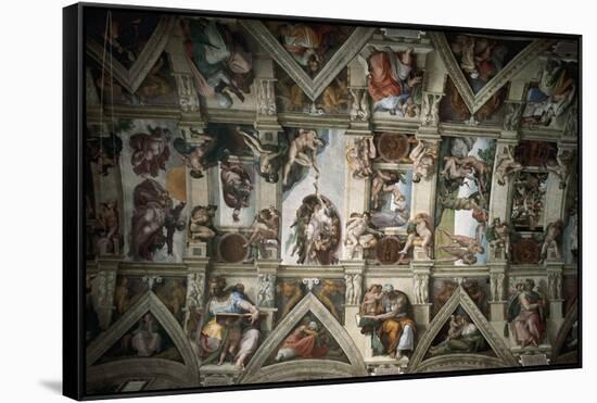 Michelangelo (1475-1564). Sistine Chapel (1508-1512). Ceiling-null-Framed Stretched Canvas