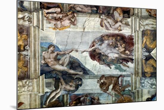 Michelangelo: Adam-Michelangelo-Mounted Giclee Print