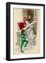 Michelangelo, as a Boy, Carving a Statue from the Snow-null-Framed Giclee Print