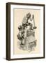 Michelangelo, as a Boy, Helping Stone-Cutters at their Work-Peter Jackson-Framed Giclee Print