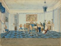 Salon Interior in the House of Zinaida Volkonskaya in Moscow, 1817-Michelangelo Barberi-Giclee Print