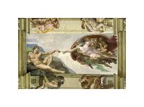 The Creation of Adam (Full)-Michelangelo Buonarotti-Laminated Giclee Print