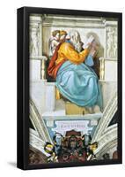 Michelangelo Buonarroti (Ceiling fresco of Creation in the Sistine Chapel, scene in Bezel: The Prop-null-Framed Poster