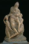 Saint Mary and child with young Saint John Baptist, " Tondo Pitti",1503. Marble,Inv.93.-Michelangelo-Giclee Print