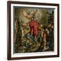 Michelangelo Buonarrotti Painting the Sistine Chapel-Jack Hayes-Framed Giclee Print