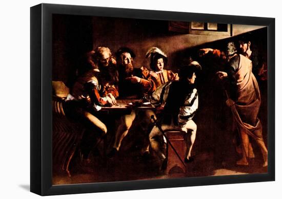 Michelangelo Caravaggio Appeals of St Matthew Art Print Poster-null-Framed Poster