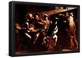 Michelangelo Caravaggio Appeals of St Matthew Art Print Poster-null-Framed Poster