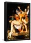 Michelangelo Caravaggio Christ's Burial Art Print Poster-null-Framed Poster