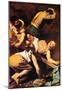 Michelangelo Caravaggio Crucifixion of St Paul Art Print Poster-null-Mounted Poster