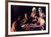 Michelangelo Caravaggio Emmaus-null-Framed Art Print