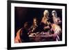 Michelangelo Caravaggio Emmaus-null-Framed Art Print