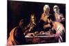 Michelangelo Caravaggio Emmaus-null-Mounted Art Print