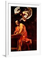 Michelangelo Caravaggio St Matthew and the Angel-null-Framed Art Print