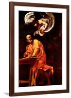 Michelangelo Caravaggio St Matthew and the Angel-null-Framed Art Print