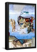 Michelangelo Creation Story The Deluge Art Print Poster-null-Framed Poster