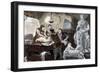 Michelangelo Explaining Anatomy to His Disciples-null-Framed Giclee Print