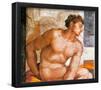 Michelangelo Ezekial Art Print Poster-null-Framed Poster