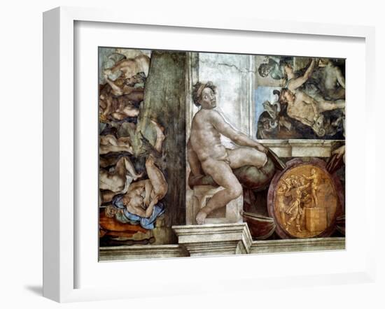 Michelangelo: Idol-Michelangelo-Framed Giclee Print