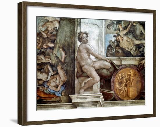 Michelangelo: Idol-Michelangelo-Framed Giclee Print