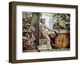 Michelangelo: Idol-Michelangelo-Framed Giclee Print