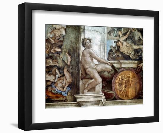 Michelangelo: Idol-Michelangelo-Framed Giclee Print