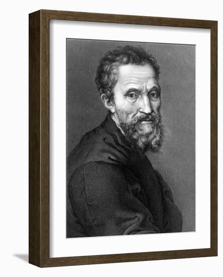 Michelangelo, Italian Renaissance Man-Science Source-Framed Giclee Print