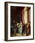 Michelangelo Reciting His Poems to Vittoria Colonna-Francesco Vinea-Framed Giclee Print
