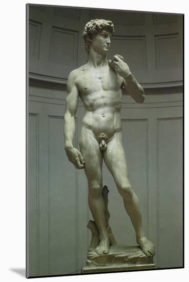 Michelangelo's David, 1502-Michelangelo Buonarroti-Mounted Giclee Print