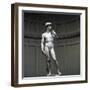 Michelangelo's David, 16th century. Artist: Michelangelo Buonarroti-Michelangelo Buonarroti-Framed Giclee Print