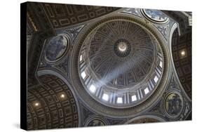 Michelangelo's Dome, St. Peter's Basilica, Vatican City, Rome, Lazio, Italy-Stuart Black-Stretched Canvas