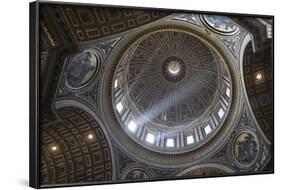Michelangelo's Dome, St. Peter's Basilica, Vatican City, Rome, Lazio, Italy-Stuart Black-Framed Photographic Print