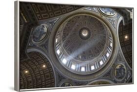 Michelangelo's Dome, St. Peter's Basilica, Vatican City, Rome, Lazio, Italy-Stuart Black-Framed Photographic Print