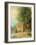 Michelangelo's House in Caprese-Odoardo Lalli-Framed Giclee Print