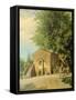 Michelangelo's House in Caprese-Odoardo Lalli-Framed Stretched Canvas