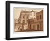 Michelangelo's House on the Capitoline Hill, 1833-Agostino Tofanelli-Framed Giclee Print