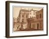 Michelangelo's House on the Capitoline Hill, 1833-Agostino Tofanelli-Framed Giclee Print